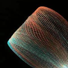 Optical Fiber Mesh Grid