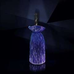 LED Optical Fiber Lighting Bag For Wine Bottle