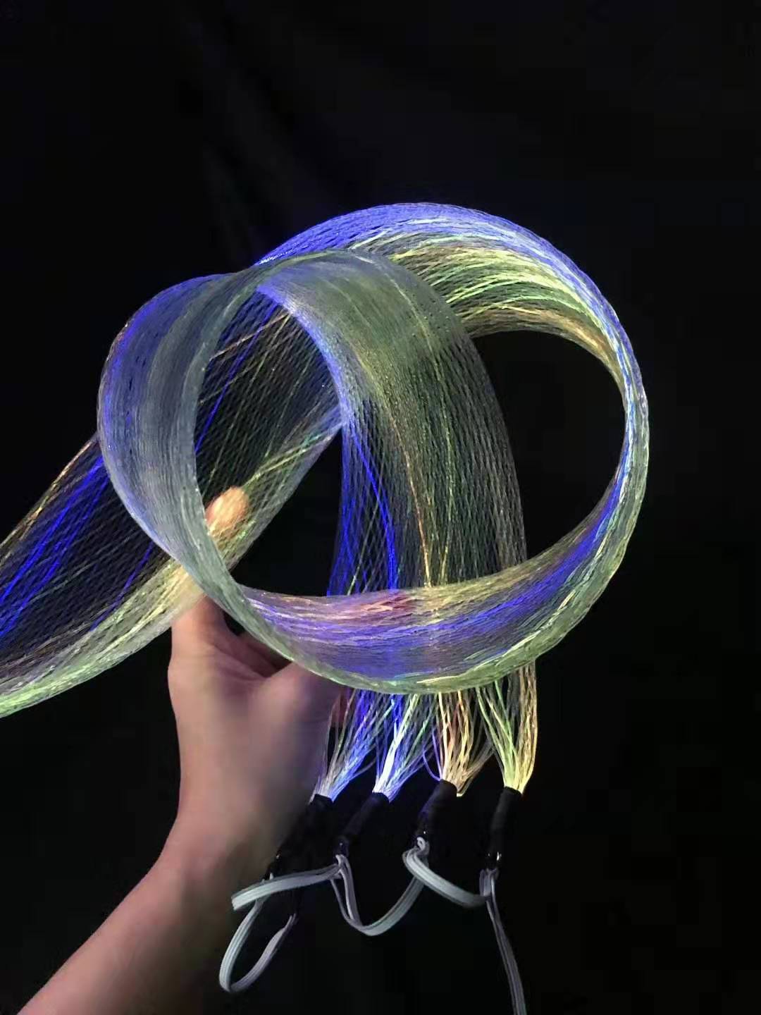 Optical Fiber Mesh Grid