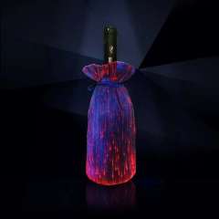 LED Optical Fiber Lighting Bag For Wine Bottle