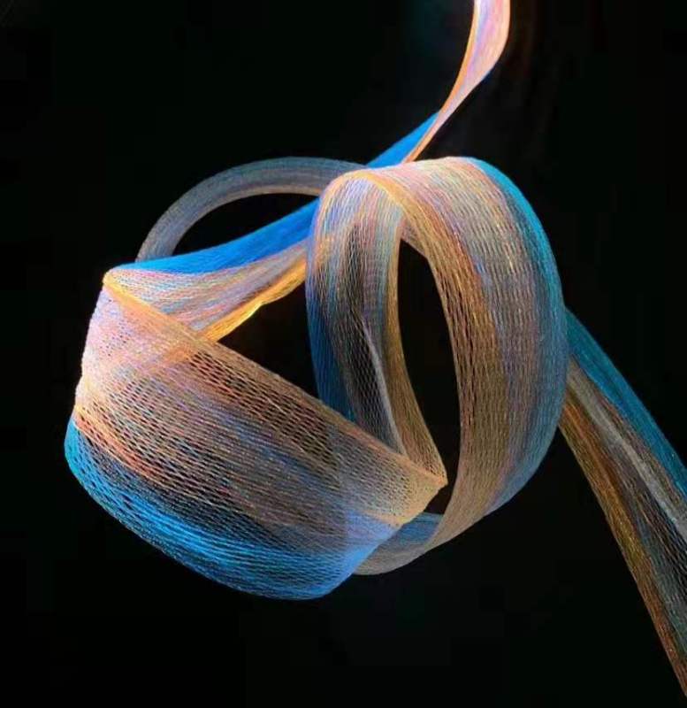 Optical Fiber Mesh Grid