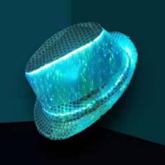 Optical Fiber Lighting Hat Cap