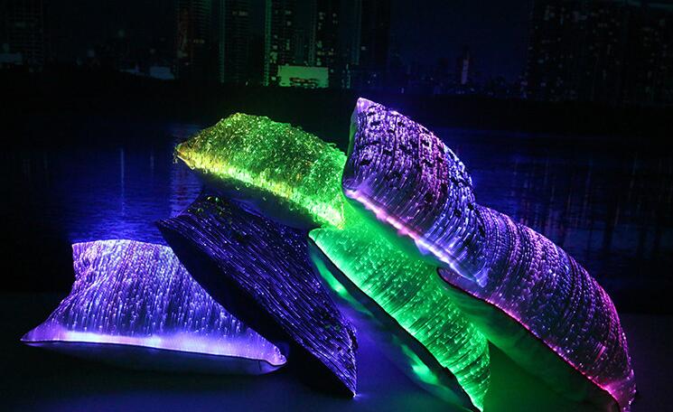 Optical Fiber Lighting Pillow