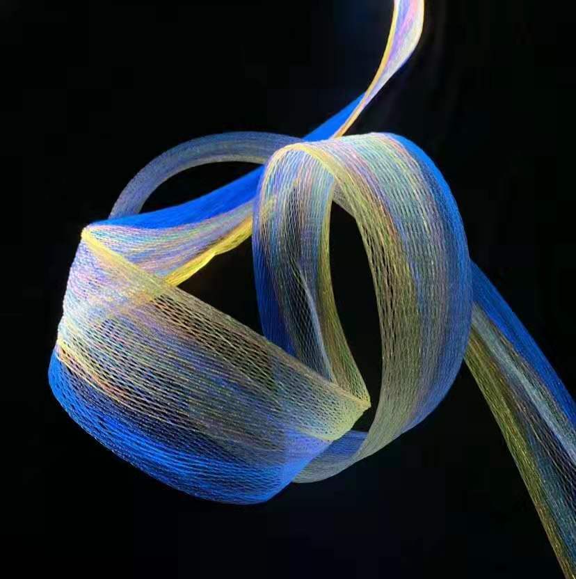 Optical Fiber Mesh Grid