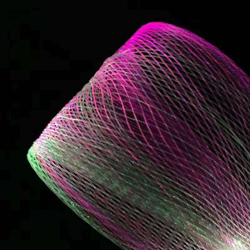 Optical Fiber Mesh Grid