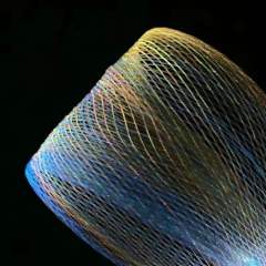 Optical Fiber Mesh Grid