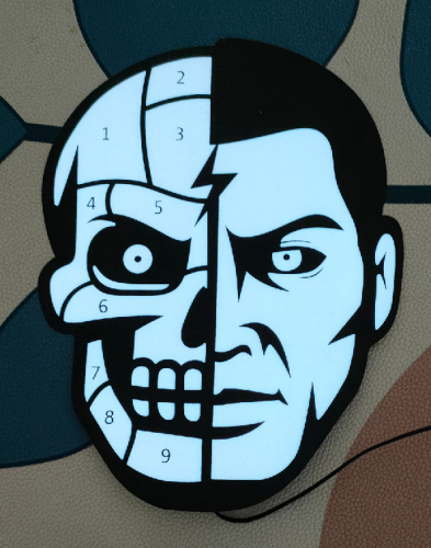 Shapecut Lighting Cyberman Panel