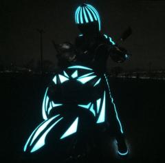 Shapecut Panels On Motorbike