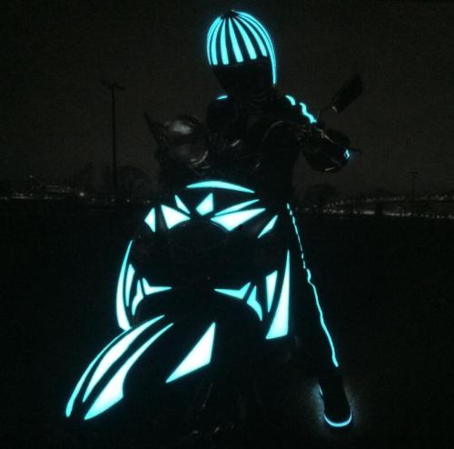 Shapecut Panels On Motorbike