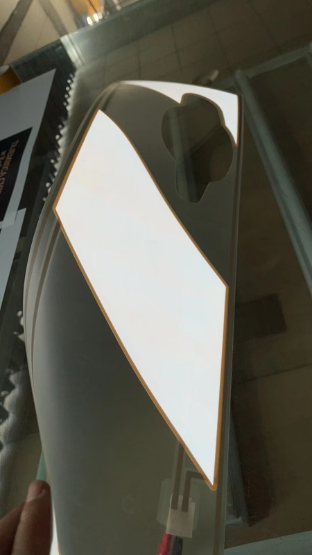 Orange Off White On Backlight