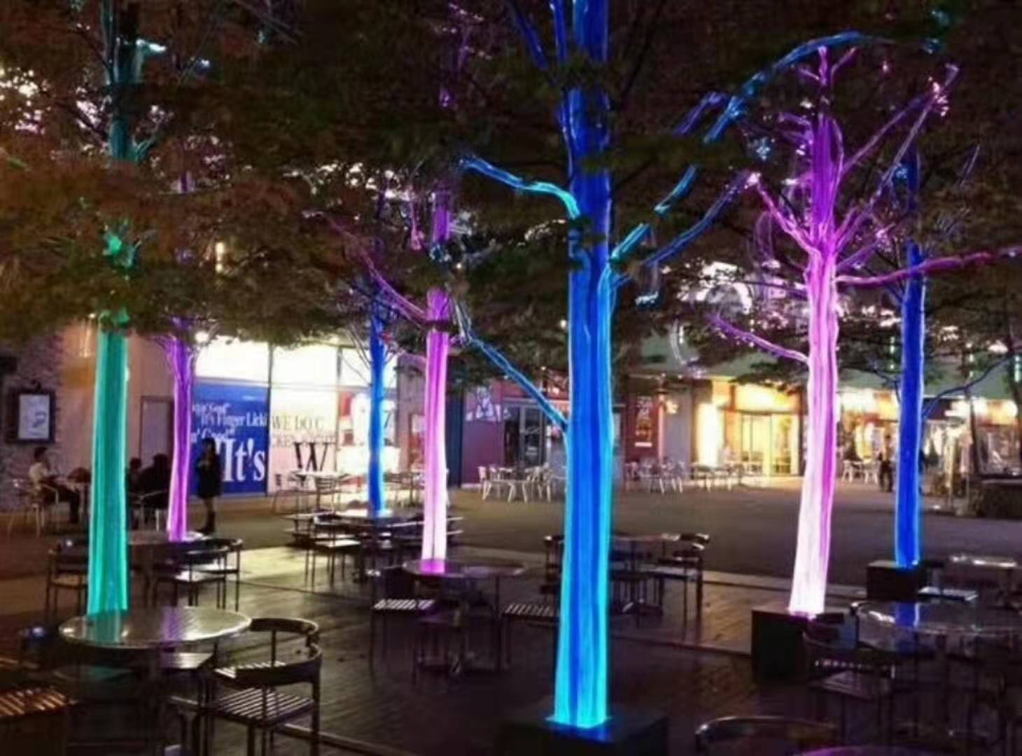 Optical Fiber Lighting Tree