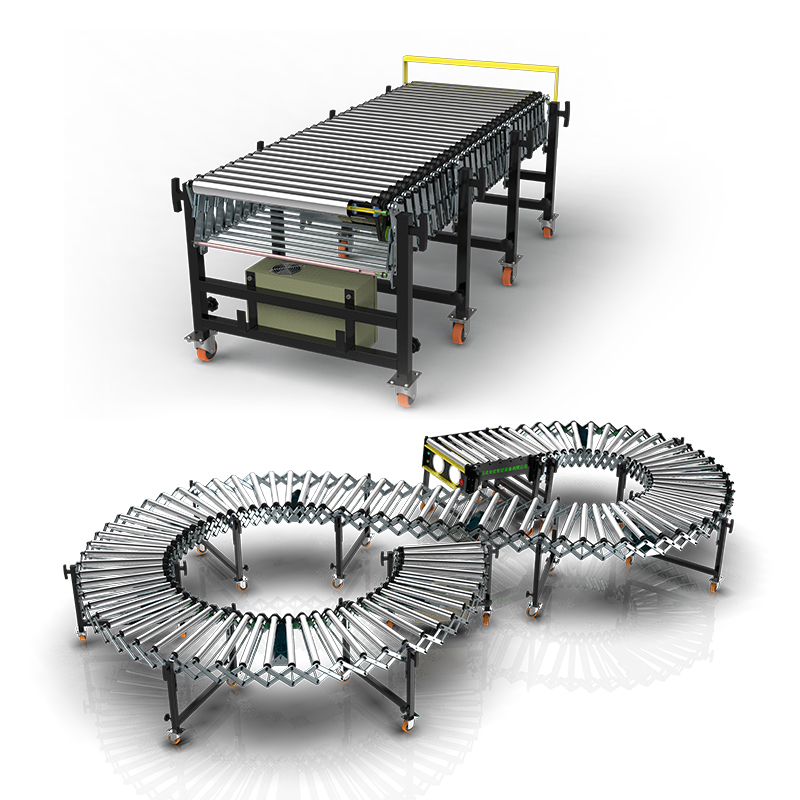 LIANGZO Powered Roller Conveyor Material Handling Machine