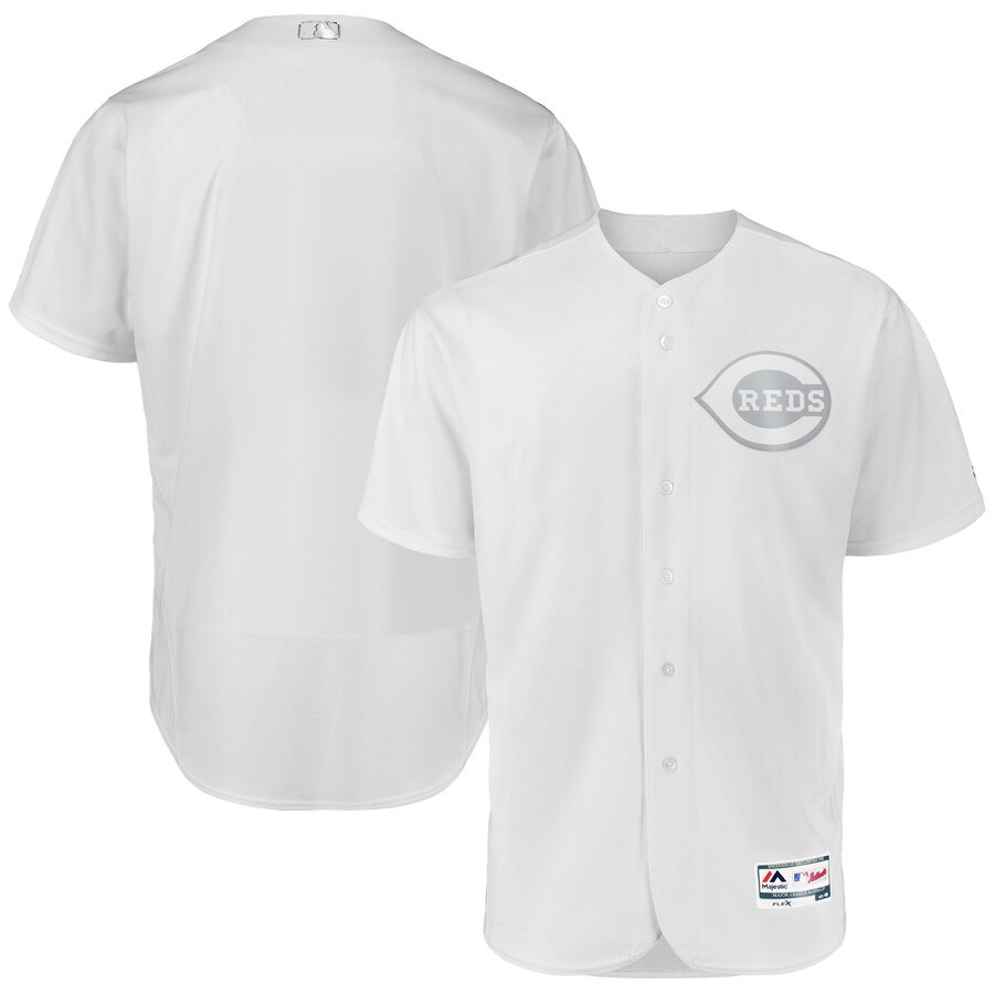 Men's Cincinnati Reds Majestic White 2019 Players' Weekend Authentic Team Jersey