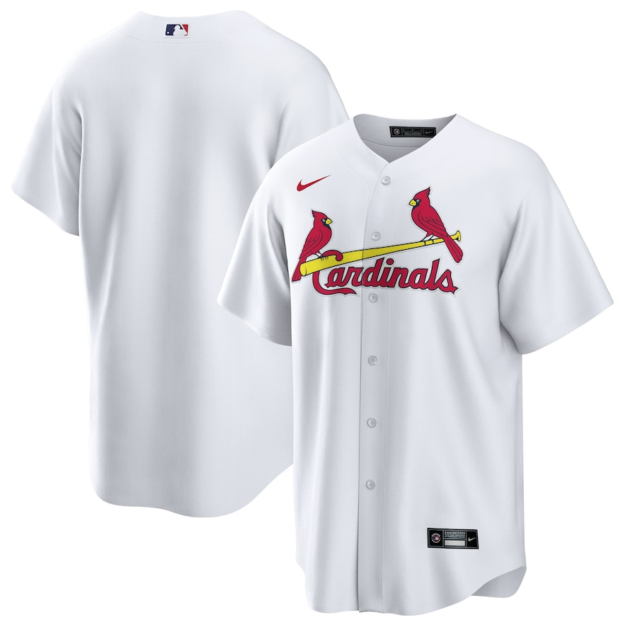 Men's St. Louis Cardinals Nike White Home Blank Replica Jersey