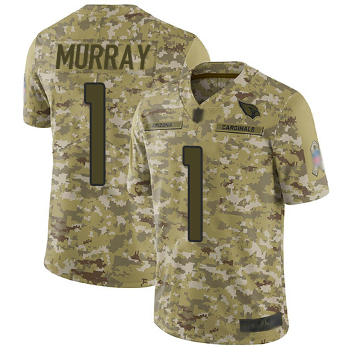 Youth Nike Arizona Cardinals #1 Kyler Murray Camo Stitched NFL Limited 2018 Salute to Service Jersey