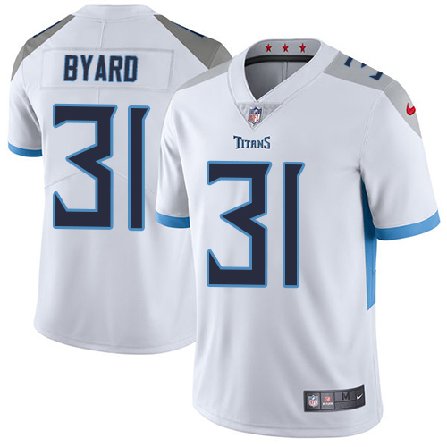Youth Nike Tennessee Titans #31 Kevin Byard White Stitched NFL Vapor Untouchable Limited Jersey