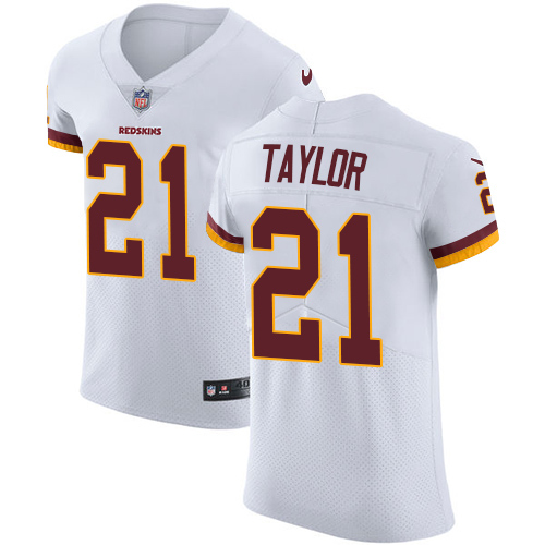 Nike Washington Commanders #21 Sean Taylor White Men's Stitched NFL Vapor Untouchable Elite Jersey