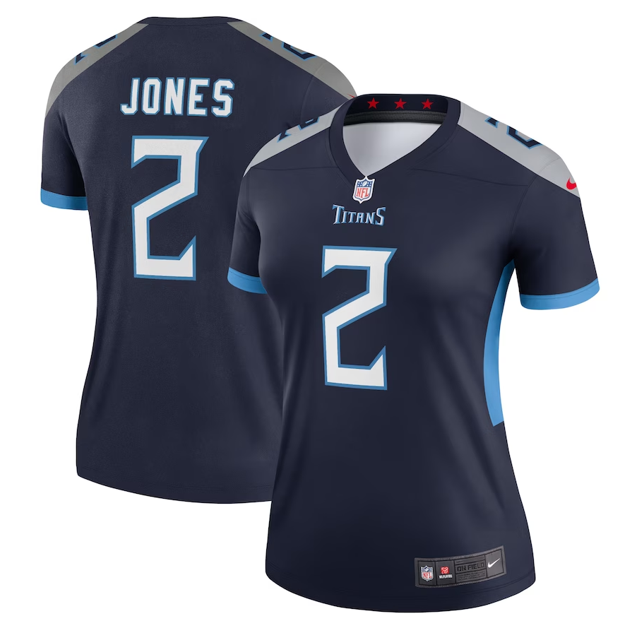 Women's Tennessee Titans #2 Julio Jones Nike Navy Legend Jersey