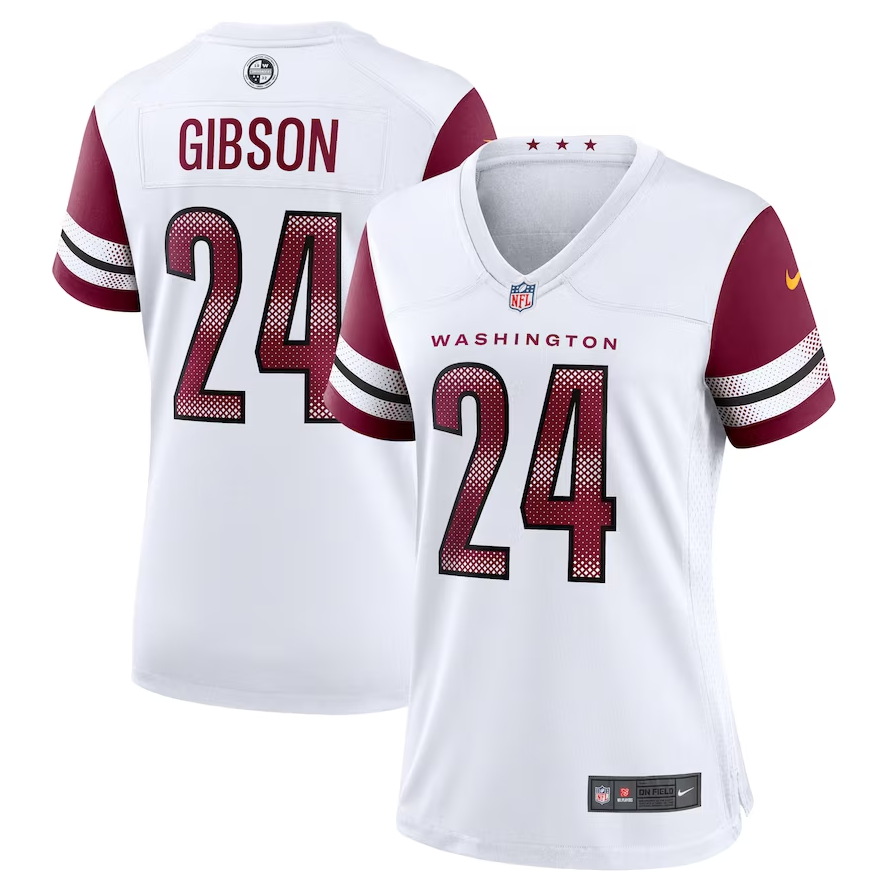 Women's Washington Commanders #24 Antonio Gibson Nike White Game Jersey