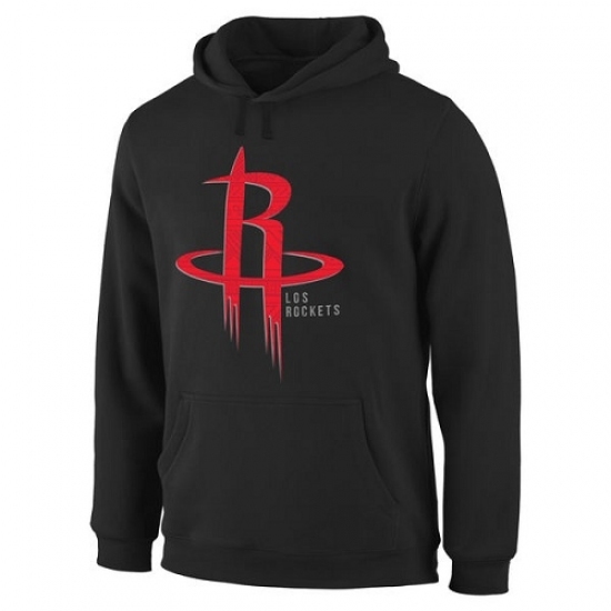 NBA Men's Houston Rockets Noches Enebea Pullover Hoodie - Black