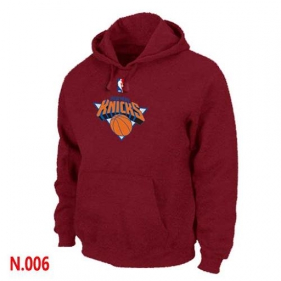 NBA Men's New York Knicks Pullover Hoodie - Red
