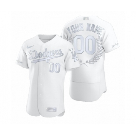 Men's Los Angeles Dodgers Custom White Awards Collection Jersey