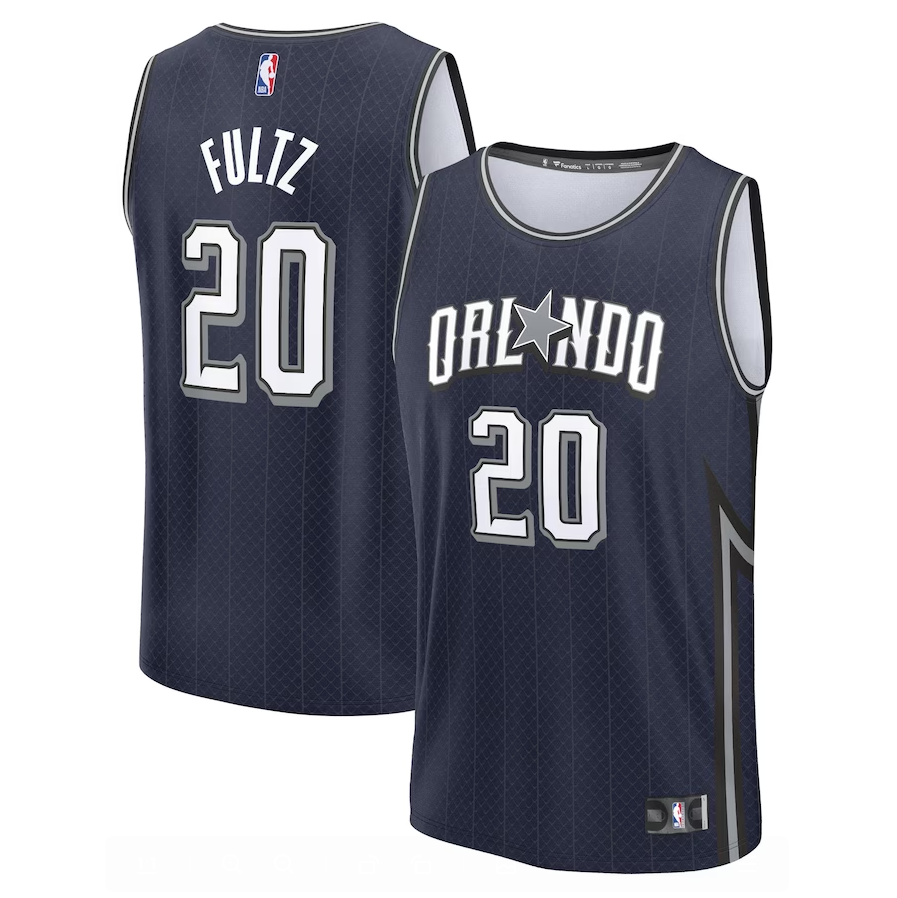 Unisex Orlando Magic #20 Markelle Fultz Fanatics Branded Navy 2023-24 Fast Break Jersey - City Edition