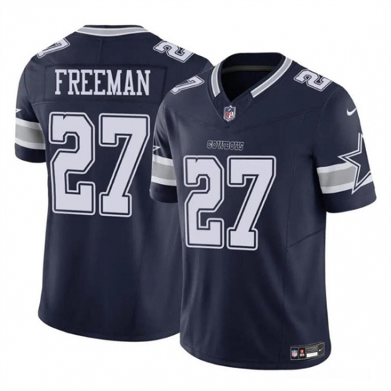 Youth Dallas Cowboys #27 Royce Freeman Navy 2024 F.U.S.E. Vapor Untouchable Limited Stitched Football Jersey