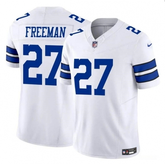 Youth Dallas Cowboys #27 Royce Freeman White 2024 F.U.S.E. Vapor Untouchable Limited Stitched Football Jersey