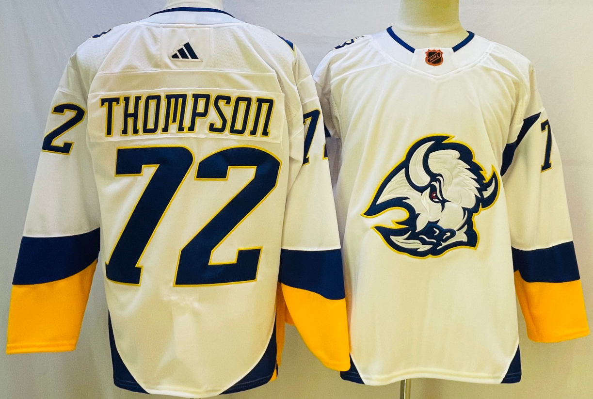 Men's adidas Buffalo Sabres Tage Thompson #72 Reverse Retro Authentic Player Jersey