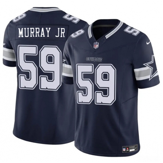 Men's Dallas Cowboys #59 Kenneth Murray Jr. Navy 2025 F.U.S.E. Vapor Untouchable Limited Football Stitched Jersey