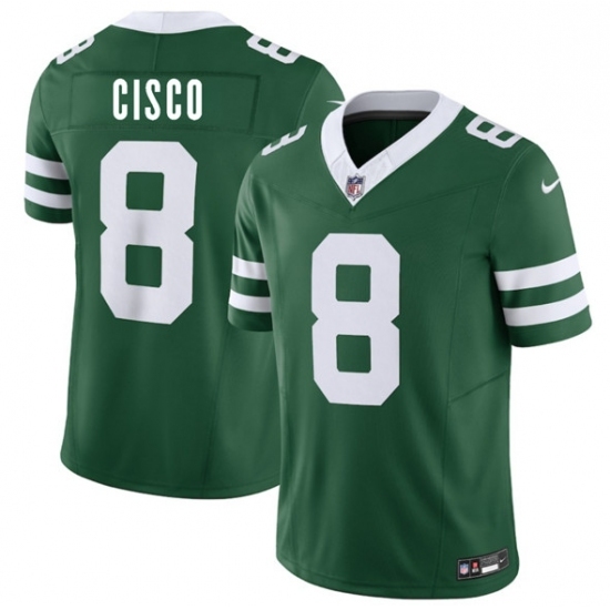 Men's New York Jets #8 Andre Cisco Green 2025 F.U.S.E. Vapor Untouchable Limited Football Stitched Jersey