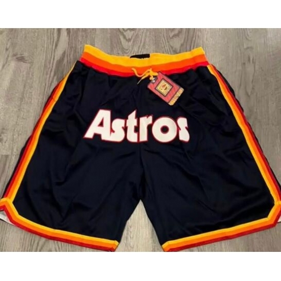 Men's Houston Astros Shorts(Run Small)