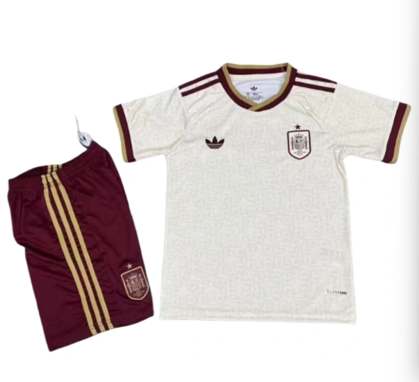 2026 Spain Away  Kids Kit(Jersey+Shorts)