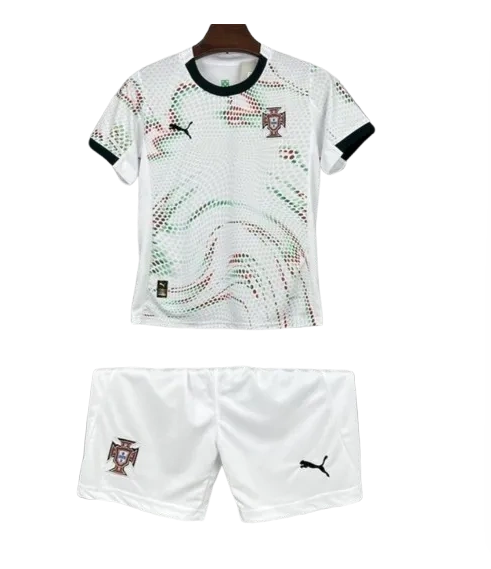 Portugal 2025 Away Kids Kit(Jersey+Shorts)