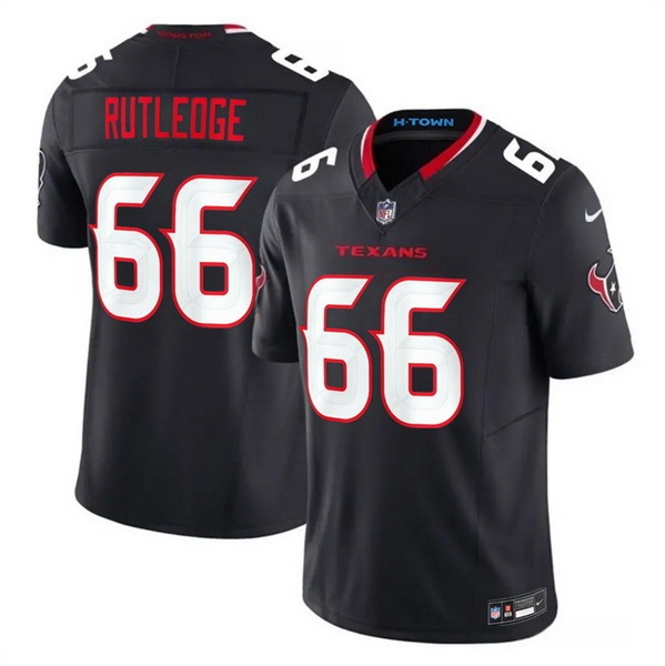 Men Houston Texans 66 Keylan Rutledge Navy 2026 Draft 2nd Alternate 2026 F U S E Vapor Limited Stitched Football Jersey