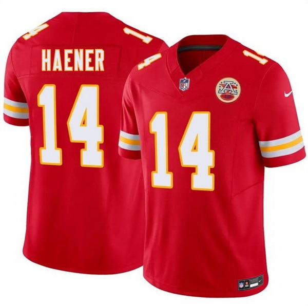 Men Kansas City Chiefs 14 Jake Haener Red 2026 F U S E Vapor Untouchable Limited Stitched Football Jersey