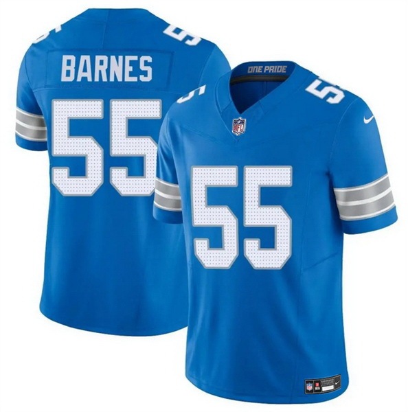 Men Detroit Lions 55 Derrick Barnes Blue 2026 F U S E Vapor Limited Stitched Jersey