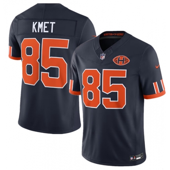 Men's Chicago Bears #85 Cole Kmet Navy 2026 F.U.S.E. Rivalries Collection Limited Football Stitched Jersey