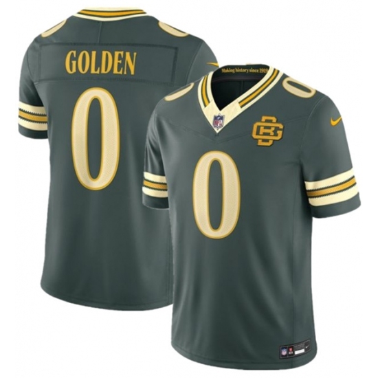 Men's Green Bay Packers #0 Matthew Golden Dark Green 2026 F.U.S.E. Rivalries Collection Limited Football Stitched Jersey