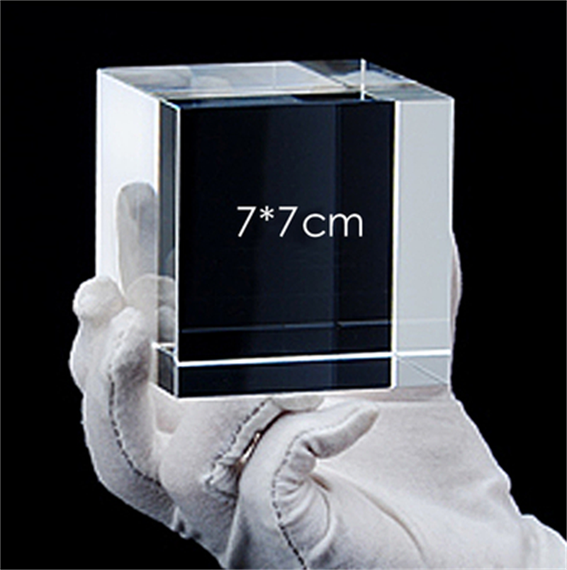 K9 Crystal Cube For 3d Laser