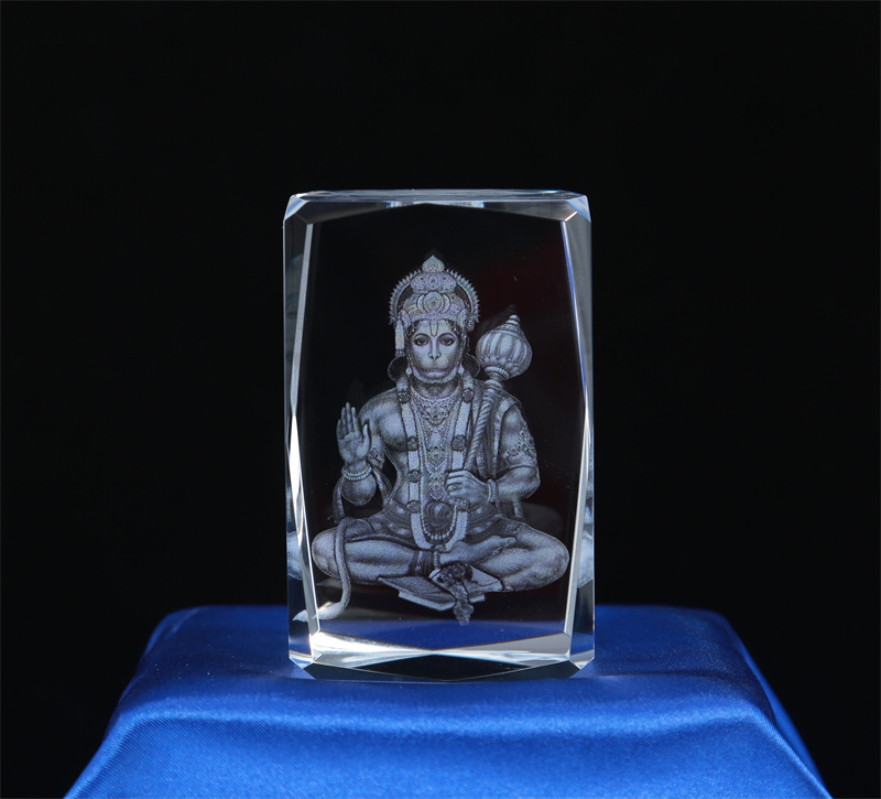 High Quality Factory Handmade 3d Crystal Glass Block Crystal Supplier