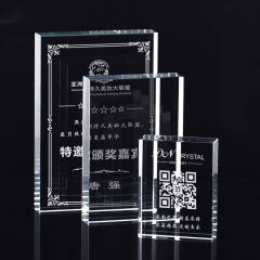 Blank k9 crystal 3d laser glass cube