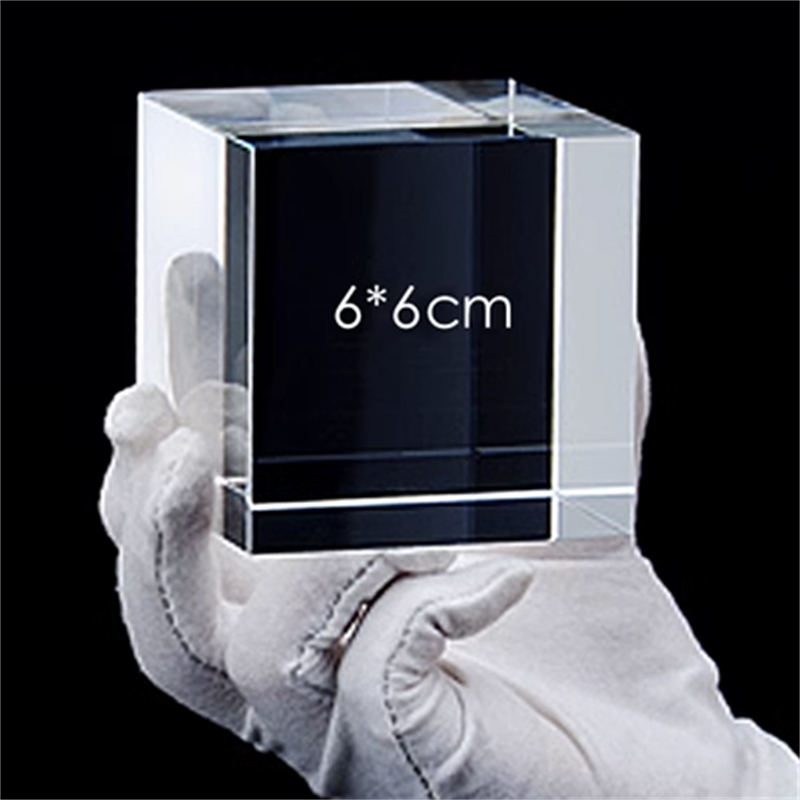 K9 Crystal Cube For 3d Laser