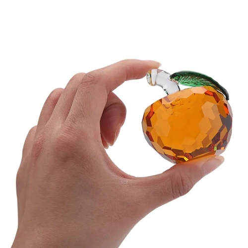 colorful crystal apple for home decoration