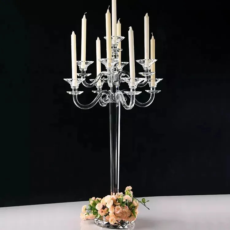 Low Price wedding clear candle holder