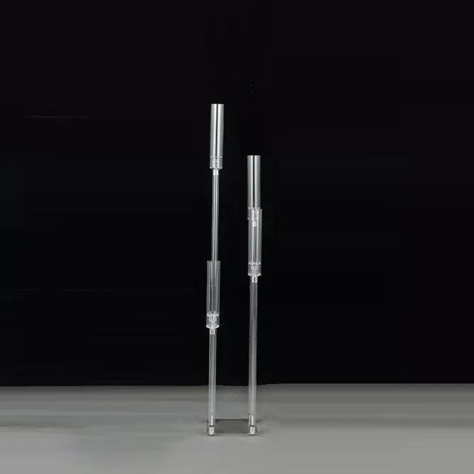 Candelabra Metal Crystal Candlesticks for Tealight Candles