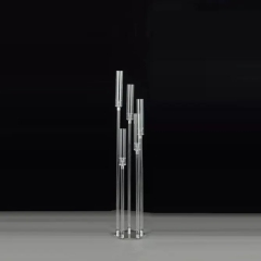 Candelabra Metal Crystal Candlesticks for Tealight Candles