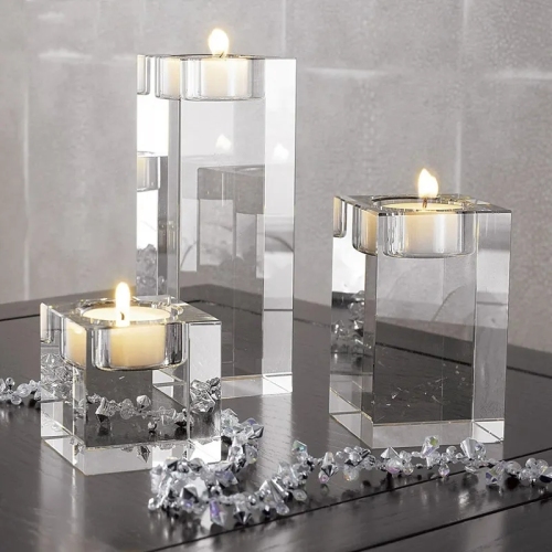 K9 Crystal Tealight Candle Holder
