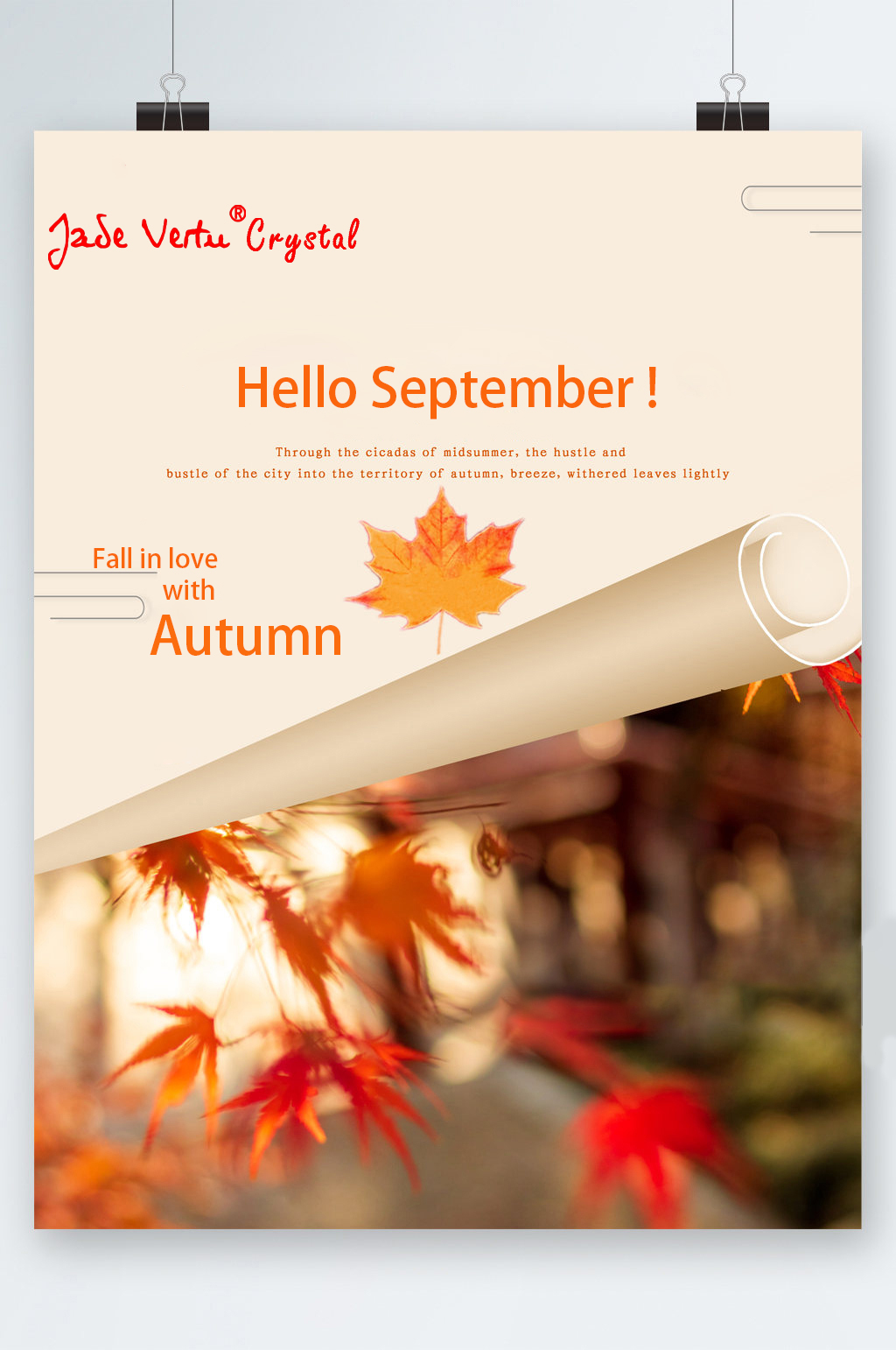Hello September ! Fall in love with Autumn